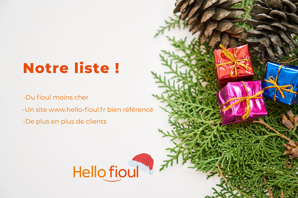notre liste de noel Equipe Hello fioul