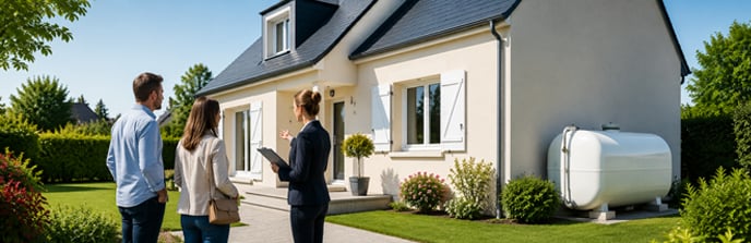 Acheter une maison chauff&eacute;e au fioul